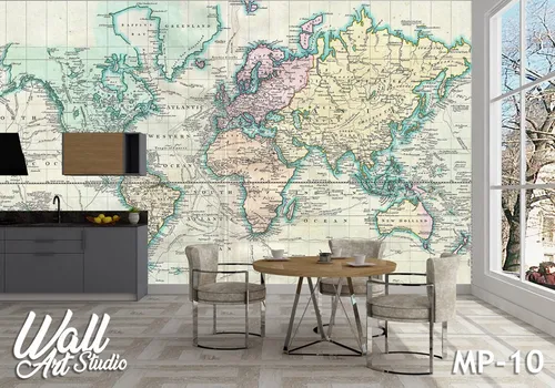 Foto tapeta mapa sveta 73 - Tapete za zid Mape sveta