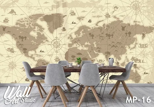 Foto tapeta mapa sveta 69 - Tapete za zid Mape sveta