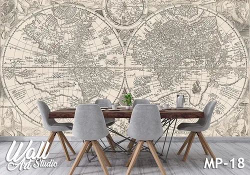 Foto tapeta mapa sveta 68 - Tapete za zid Mape sveta