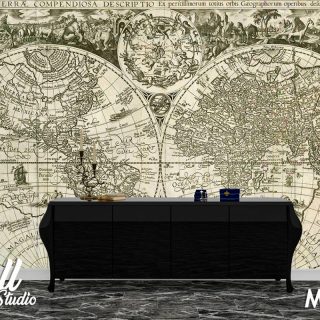 Foto tapeta mapa sveta 66 - Tapete za zid Mape sveta