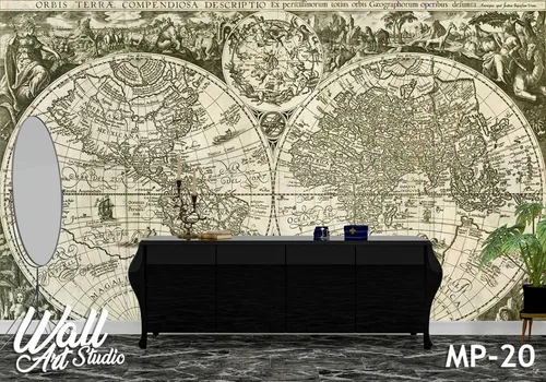 Foto tapeta mapa sveta 66 - Tapete za zid Mape sveta