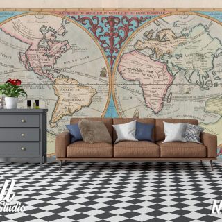 Foto tapeta mapa sveta 61 - Tapete za zid Mape sveta