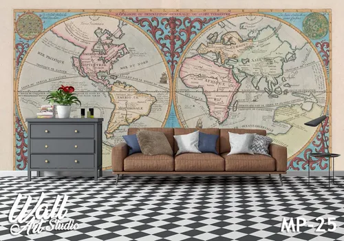 Foto tapeta mapa sveta 61 - Tapete za zid Mape sveta
