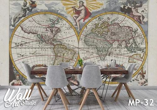 Foto tapeta mapa sveta 54 - Tapete za zid Mape sveta