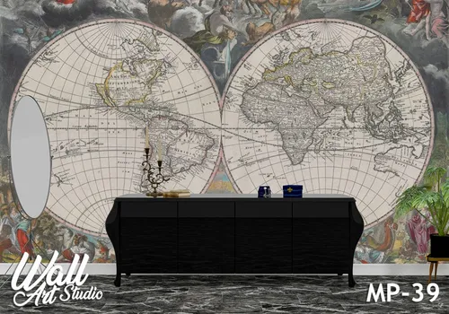 Foto tapeta mapa sveta 47 - Tapete za zid Mape sveta