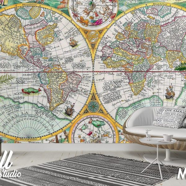 Foto tapeta mapa sveta 39 - Tapete za zid Mape sveta