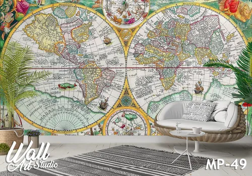 Foto tapeta mapa sveta 39 - Tapete za zid Mape sveta