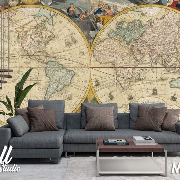 Foto tapeta mapa sveta 36 - Tapete za zid Mape sveta