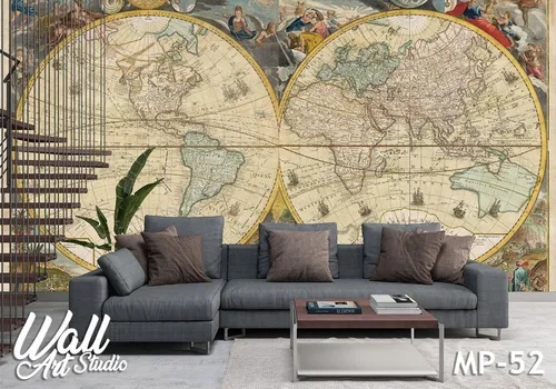 Foto tapeta mapa sveta 36 - Tapete za zid Mape sveta