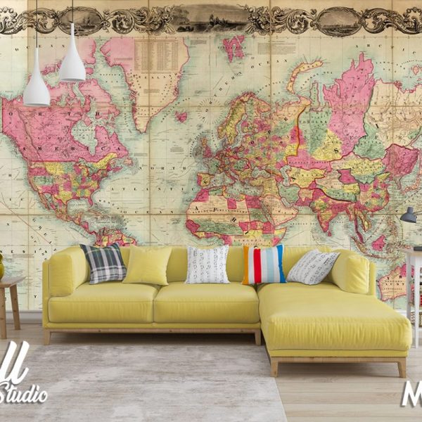 Foto tapeta mapa sveta 33 - Tapete za zid Mape sveta