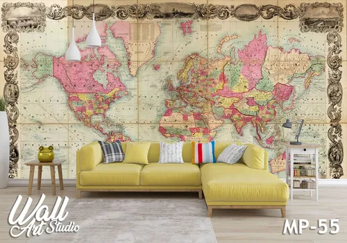 Foto tapeta mapa sveta 33 - Tapete za zid Mape sveta