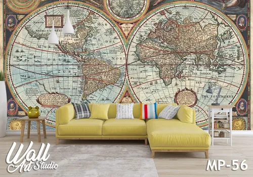 Foto tapeta mapa sveta 32 - Tapete za zid Mape sveta