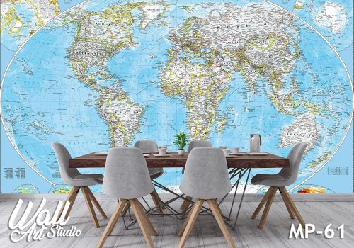 Foto tapeta mapa sveta 27 Foto tapeta mapa sveta 27 - Tapete za zid Mape sveta