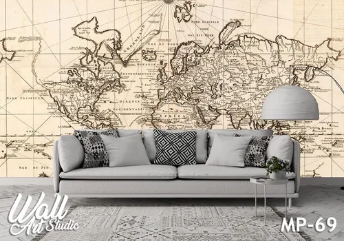 Foto tapeta mapa sveta 19 - Tapete za zid Mape sveta