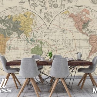 Foto tapeta mapa sveta 17 - Tapete za zid Mape sveta
