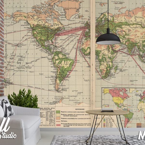 Foto tapeta mapa sveta 11 - Tapete za zid Mape sveta