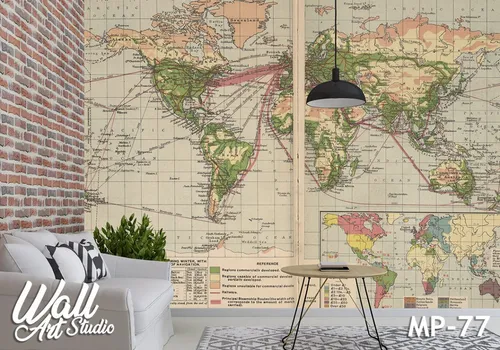 Foto tapeta mapa sveta 11 - Tapete za zid Mape sveta