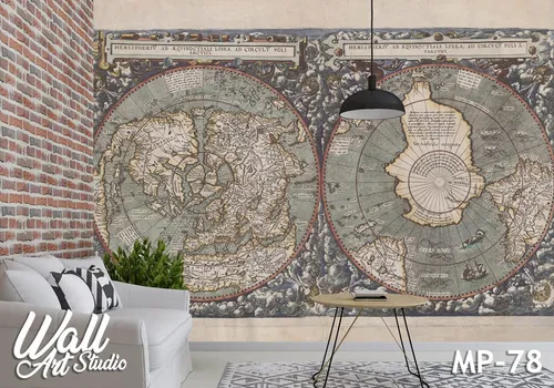 Foto tapeta mapa sveta 10 - Tapete za zid Mape sveta