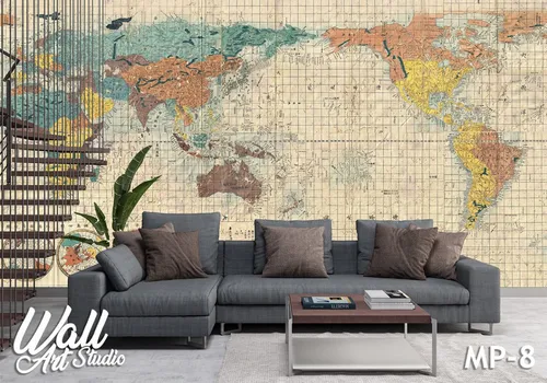 Foto tapeta mapa sveta 74 - Tapete za zid Mape sveta