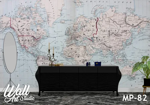 Foto tapeta mapa sveta 6 - Tapete za zid Mape sveta