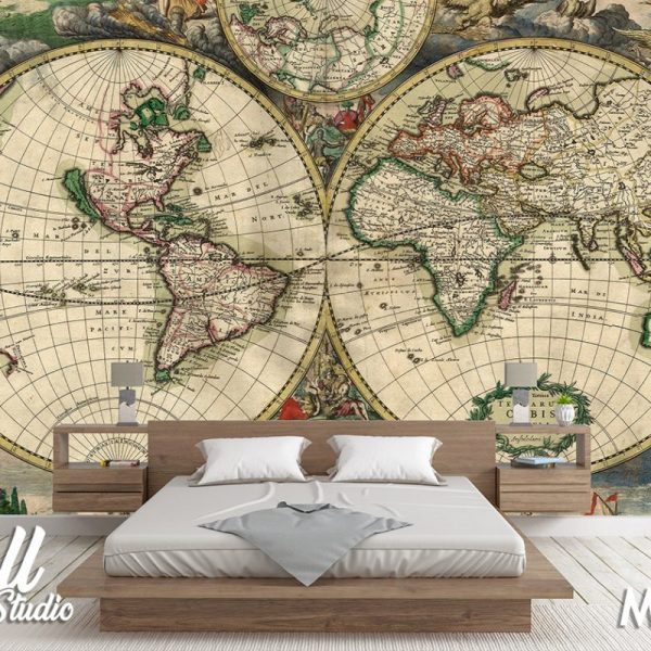 Foto tapeta mapa sveta 5 - Tapete za zid Mape sveta