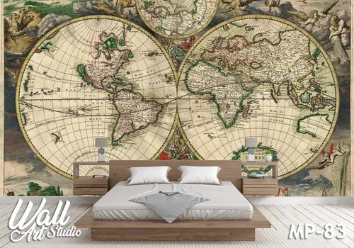 Foto tapeta mapa sveta 5 - Tapete za zid Mape sveta