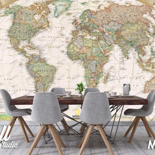 Foto tapeta mapa sveta 4 - Tapete za zid Mape sveta