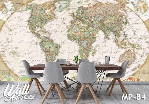 Foto tapeta mapa sveta 4 - Tapete za zid Mape sveta