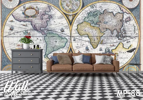 Foto tapeta mapa sveta 1 - Tapete za zid Mape sveta