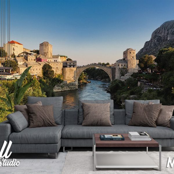 Foto tapeta Stari most Mostar - Tapete za zid Mostovi