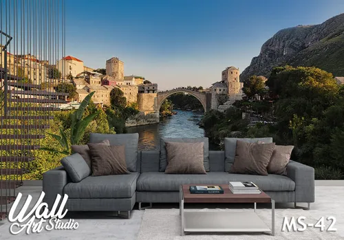 Foto tapeta Stari most Mostar - Tapete za zid Mostovi