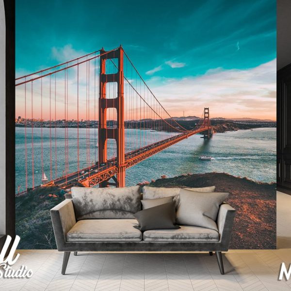 Foto tapeta San Francisko most - Tapete za zid Mostovi