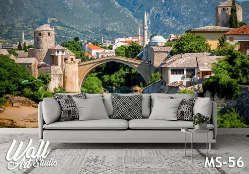 Foto tapeta Stari most u Mostaru 1 - Tapete za zid Mostovi