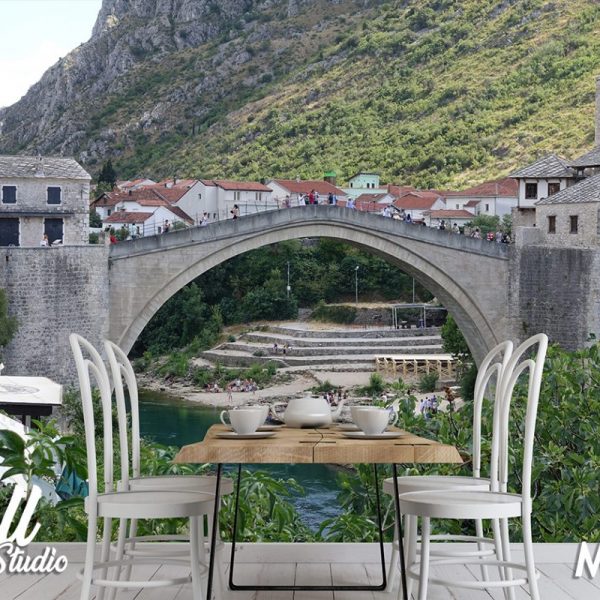 Foto tapeta Stari most u Mostaru - Tapete za zid Mostovi