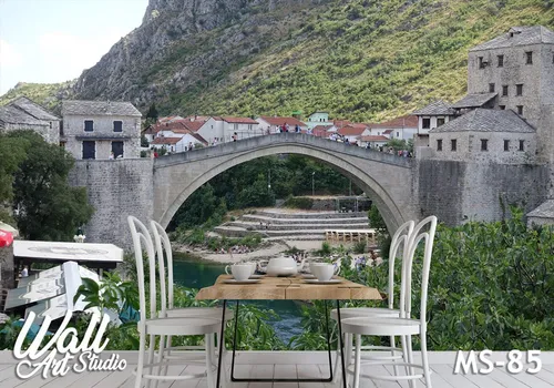Foto tapeta Stari most u Mostaru - Tapete za zid Mostovi