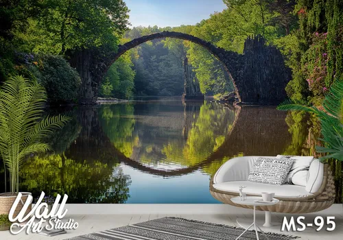 Foto tapeta kameni luk - Tapete za zid Mostovi