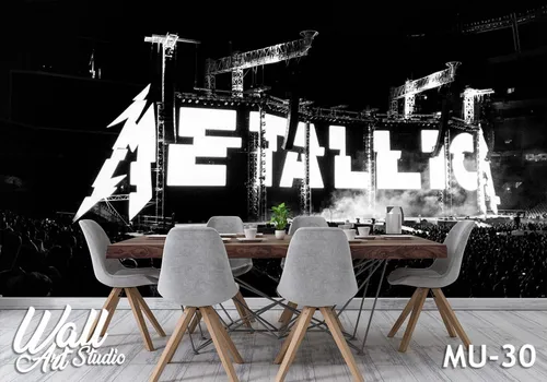 Foto tapeta Metallica 2 - Tapete za zid Muzika