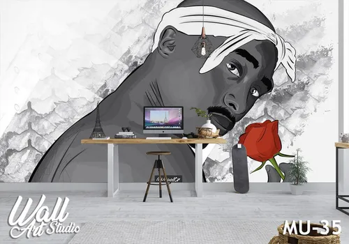 Foto tapeta Tupac - Tapete za zid Muzika