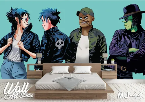 Foto tapeta Gorillaz - Tapete za zid Muzika