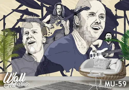 Foto tapeta Metallica 1 - Tapete za zid Muzika