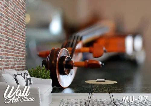 Foto tapeta violina - Tapete za zid Muzika