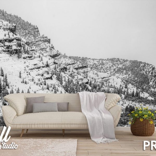 Foto tapeta planina zimi - Tapete za zid Priroda