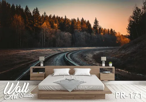 Foto tapeta pruga - Tapete za zid Priroda