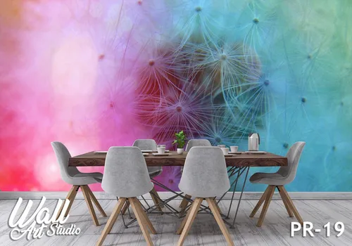 Foto tapeta plavo-roze - Tapete za zid Priroda
