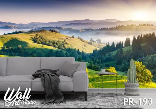 Foto tapeta seoski pejzaž - Tapete za zid Priroda