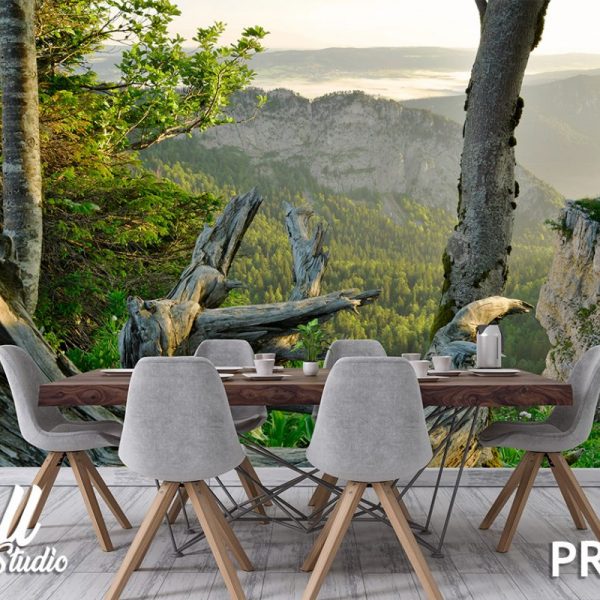 Foto tapeta šumski pejzaž - Tapete za zid Priroda