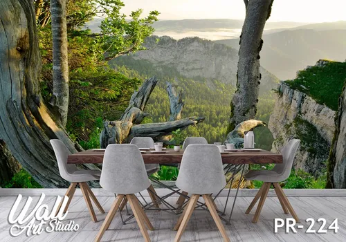 Foto tapeta šumski pejzaž - Tapete za zid Priroda