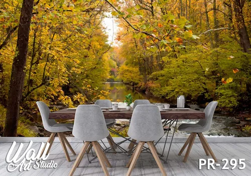 Foto tapeta reka u šumi - Tapete za zid Priroda