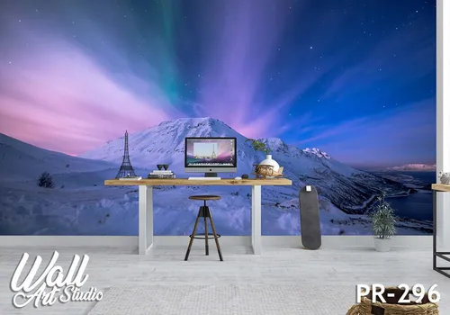 Foto tapeta polarna noć - Tapete za zid Priroda