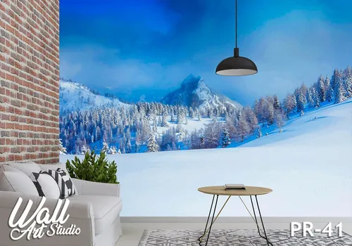 Foto tapeta zimska idila 5 - Tapete za zid Priroda
